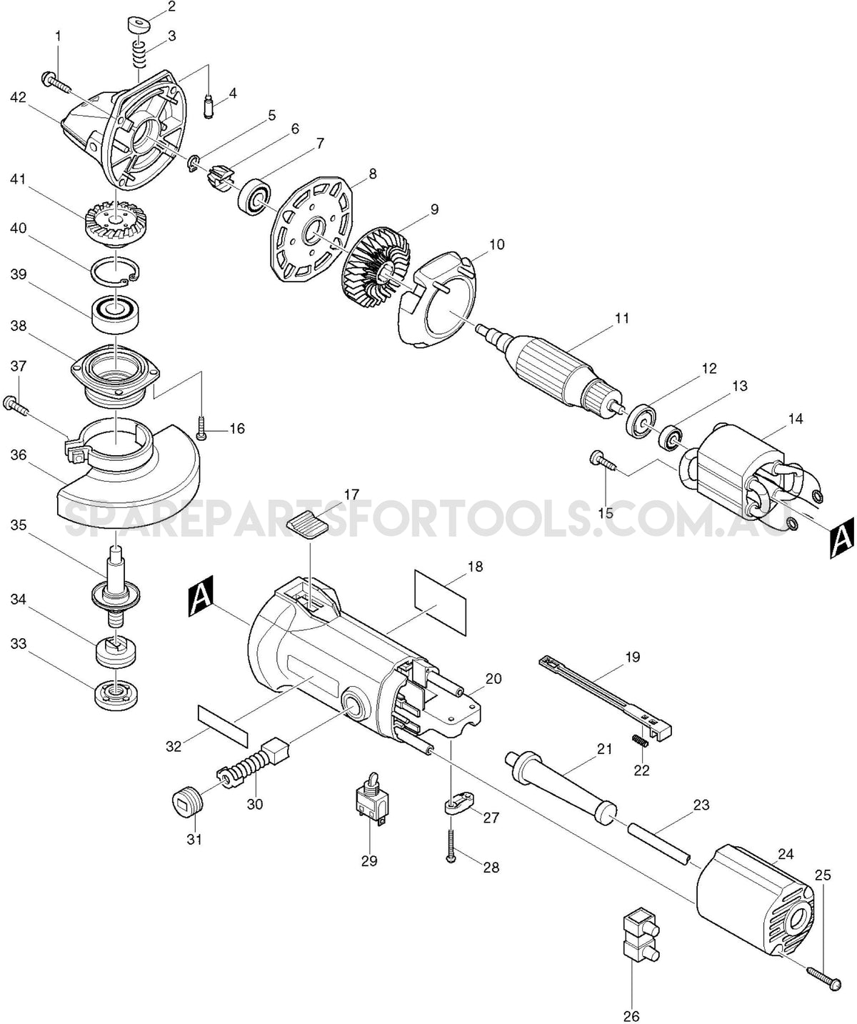 Makita 9523nb shop angle grinder