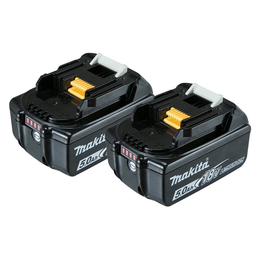 Makita 18V 5.0Ah Battery Twin Pack (Bl1850B-L) 191C12-3
