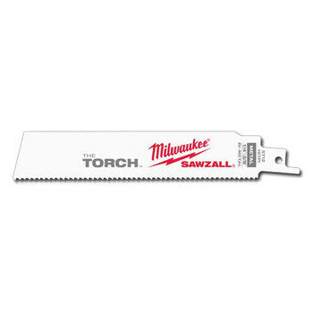 Milwaukee 150mm 10tpi Metal Torch Demo Recip Blade 5 Pack Sawzall Blade 48005712