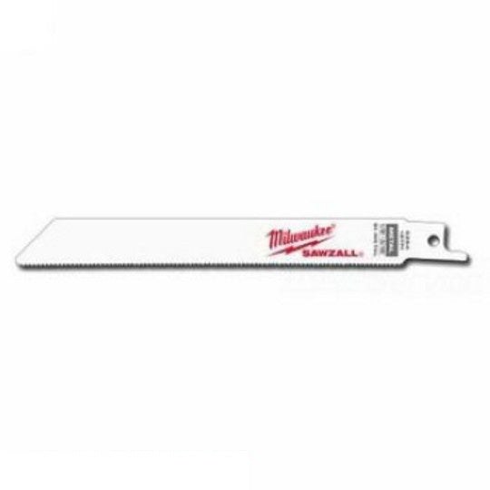 Milwaukee 5 Piece 150mm Bi-Metal Sawzall Blades 48005782