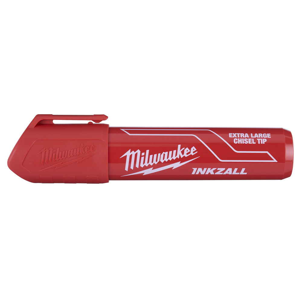 Milwaukee Inkzall XL Chisel Tip Marker Red 48223266