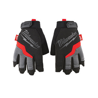 Milwaukee X-Large Fingerless Work Gloves 48228743