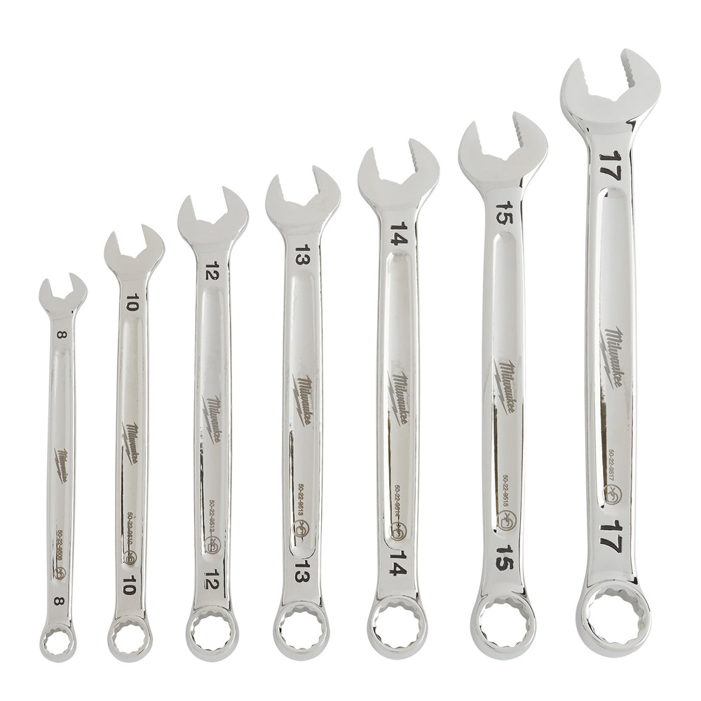 Milwaukee 7 Piece Combination Wrench Set - Metric 48229507