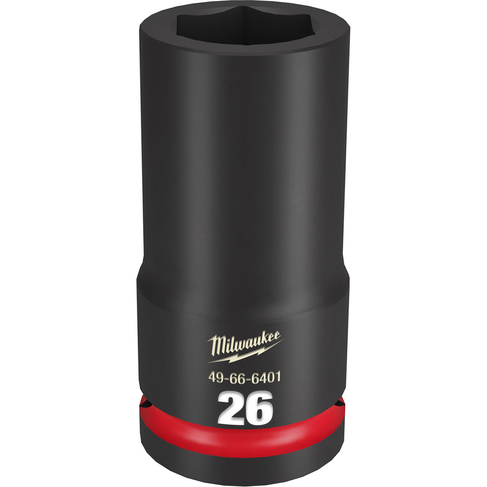 Milwaukee Shockwave 3/4" Drive 26mm Deep 6 Point Impact Socket 49666401