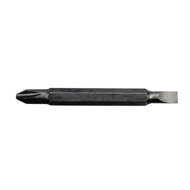 MAKITA PH2 & SLOTTED x 65mm DOUBLE ENDED BIT (1PC) - LOOSE 784636-0