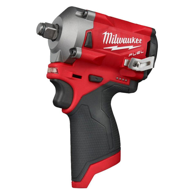 Milwaukee 12V Fuel 1/2" Brushless Stubby Impact Wrench w/Friction Ring (tool only) M12FIWF12-0