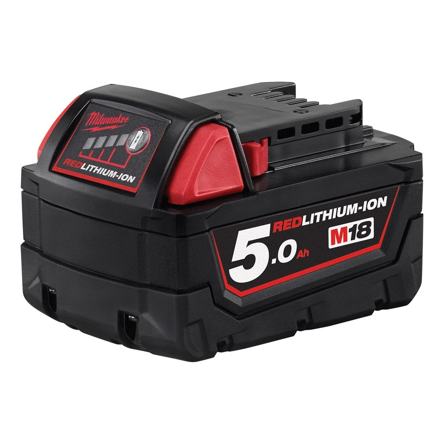 Milwaukee 18V Extended Capacity Red Lithium 5.0Ah Battery Pack M18B5