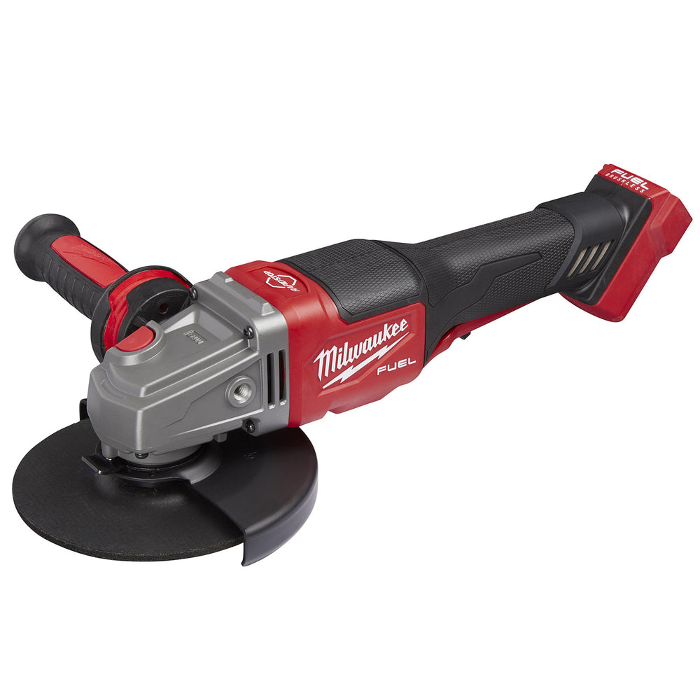Milwaukee 18V 125mm (5") RAPID STOP Angle Grinder with Dead Man Paddle Switch (tool only) M18FSAG125
