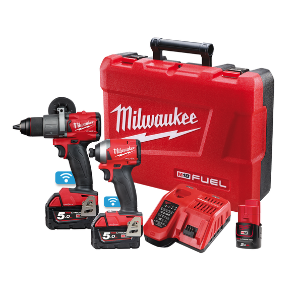 Milwaukee 18V Fuel Brushless ONE-KEY 2 Piece Power Pack 2A2 M18ONEPP2A2-502C