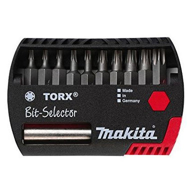 MAKITA X-SELECTOR (11PC) STD TORX SCREWDRIVER BITS P-53768