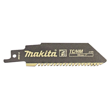 MAKITA RECIPRO BLADE TCT 100mm x 1.25mm - 8TPI - (1PC) - METAL B-55566