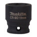 MAKITA IMPACT SOCKET 19mm - 3/8 SQUARE DRIVE B-40010