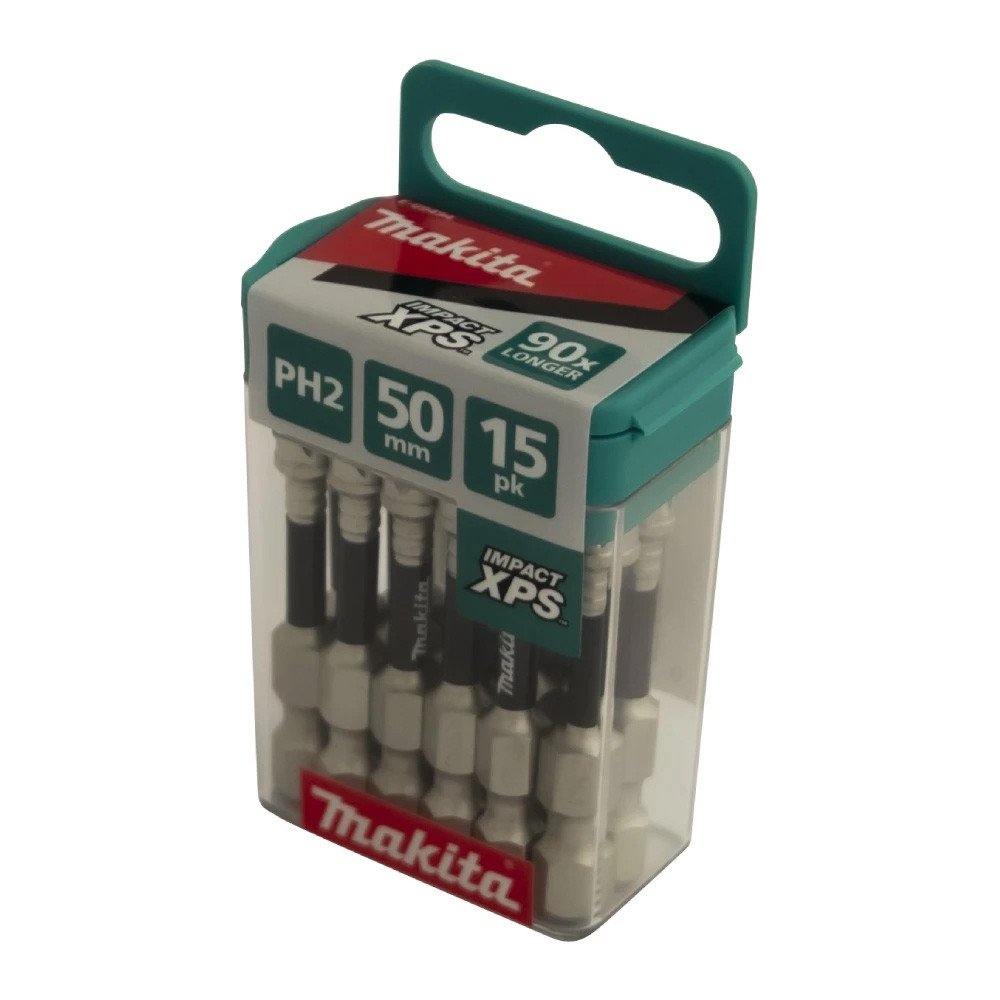 Makita PH2 x 50mm Impact XPS Power Bit (15pk) E-09494  ( CURRENTLY OUT OF STOCK )