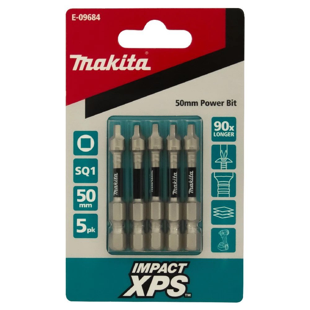 Makita SQ1 x 50mm Impact XPS Power Bit (5pk) E-09684