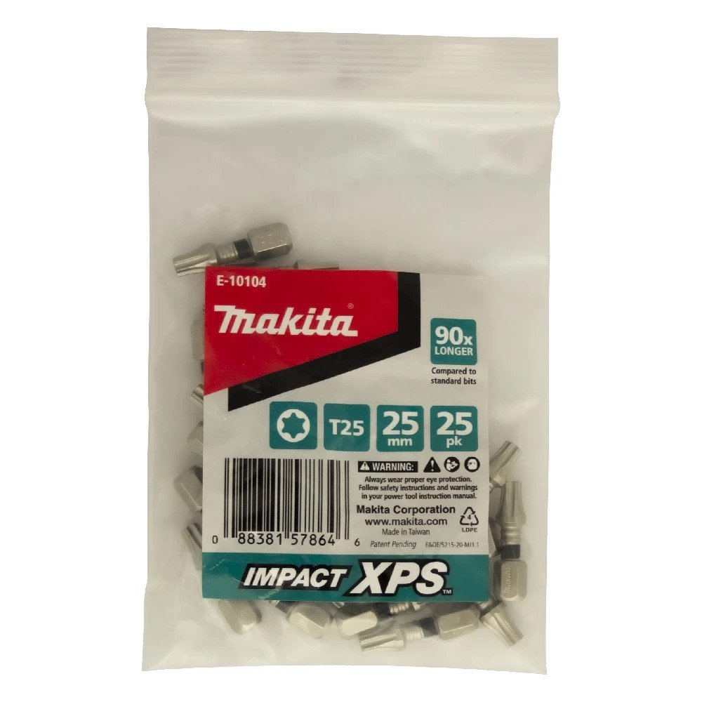 Makita T25 x 25mm Impact XPS Insert Bit (25pk) E-10104