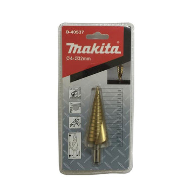 MAKITA 4-32mm TiN COAT STEP DRILL BIT D-40537