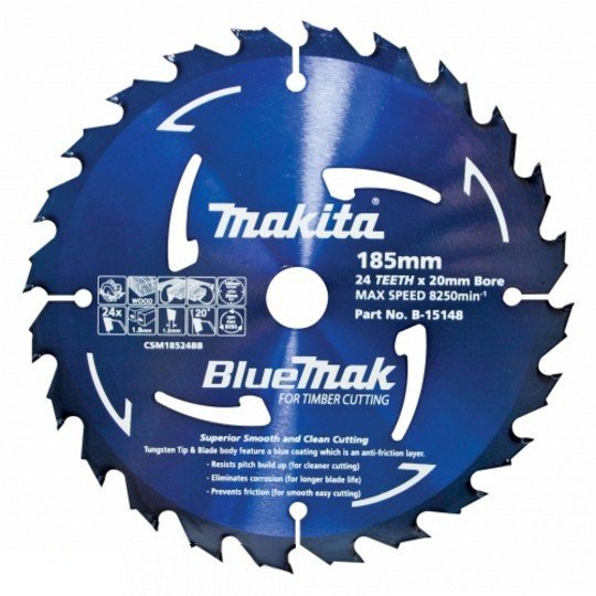 Makita Bluemak Tct Saw Blade 255mm X 25.4mm X 80T B-15316